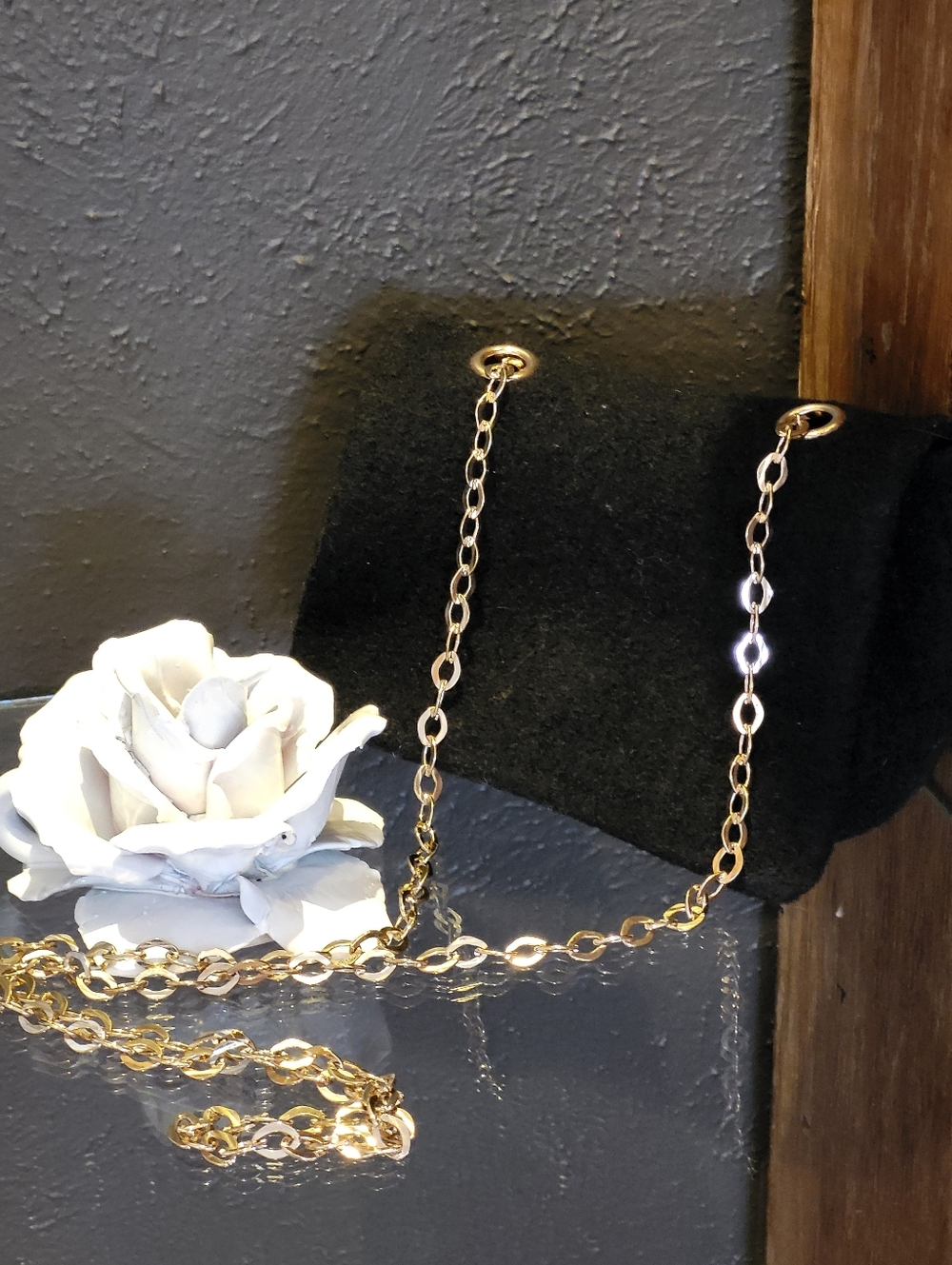 Sarah Oliver Black Boiled Wool Foldover Flap Crossbody Bag